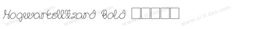 HogwartsWizard Bold字体转换